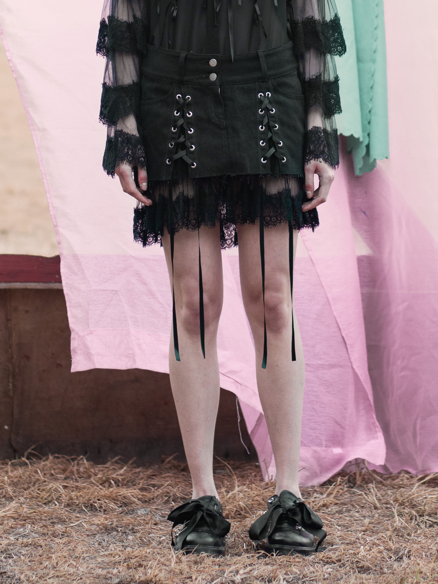 CAÏSSA DENIM SKIRT