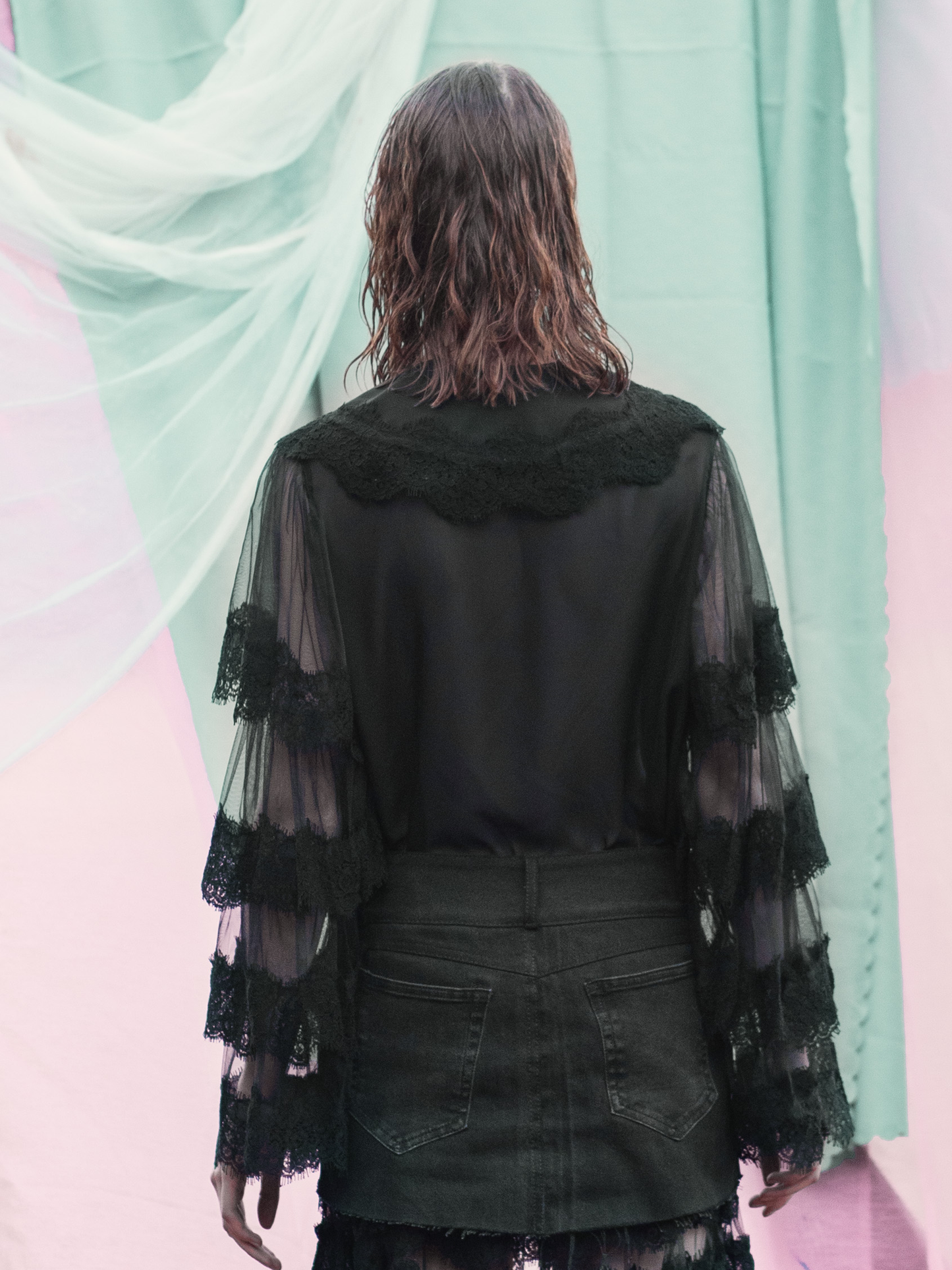 CAÏSSA DENIM SKIRT
