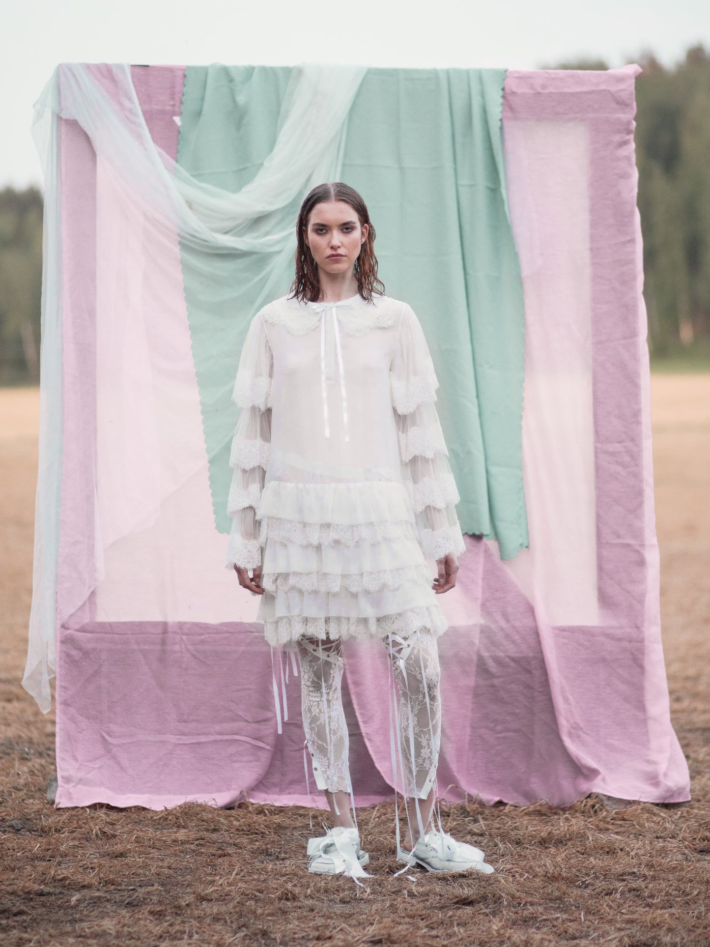 CAÏSSA BUTTON-UP DRESS